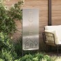 Panel Decorativo de Jardín Plateado 50 x 140 cm