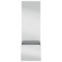 Macetero de Jardín con Panel Decorativo Plata 50 x 140 cm