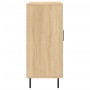 Aparador de madera de ingeniería roble Sonoma 90x34x80 cm