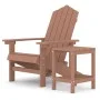 Adirondack-Gartenstuhl mit braunem HDPE-Tisch von vidaXL, Gartenstühle - Ref: Foro24-3095702, Preis: 183,07 €, Rabatt: %