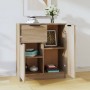 Aparador de madera contrachapada color roble Sonoma 60x30x70 cm