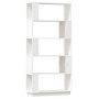 Estantería/divisor de espacios madera pino blanco 80x25x163,5cm