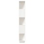 Estantería/divisor de espacios madera pino blanco 80x25x163,5cm