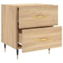 Mesita de noche madera de ingeniería roble Sonoma 40x35x47,5 cm
