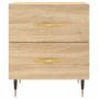 Mesita de noche madera de ingeniería roble Sonoma 40x35x47,5 cm
