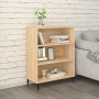 Aparador de madera contrachapada roble Sonoma 69,5x32,5x90 cm
