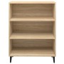 Aparador de madera contrachapada roble Sonoma 69,5x32,5x90 cm