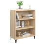 Aparador de madera contrachapada roble Sonoma 69,5x32,5x90 cm