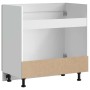 Mueble bajo fregadero Porto roble marrón madera diseñada