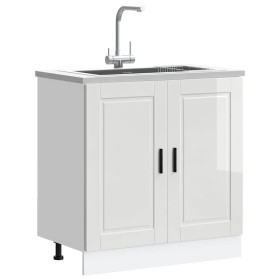 Mueble bajo fregadero Porto 80x46x81,5cm madera diseñada