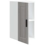 Armario de pared de cocina Porto gris sonoma madera ingeniería