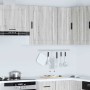 Armario de pared de cocina Porto gris sonoma madera ingeniería