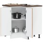 Mueble bajo esquina de cocina porto madera reconstituida