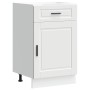 Mueble bajo de cocina Porto madera contrachapada blanca