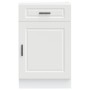 Mueble bajo de cocina Porto madera contrachapada blanca