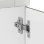 Mueble bajo de cocina Porto madera contrachapada blanca