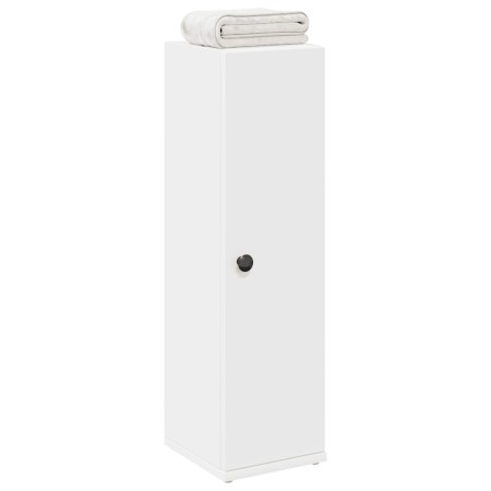 Mueble de baño con portarrollos blanco 20,5x22x72 cm