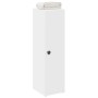 Mueble de baño con portarrollos blanco 20,5x22x72 cm