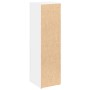 Mueble de baño con portarrollos blanco 20,5x22x72 cm