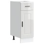 Mueble bajo de cocina porto alto brillo blanco