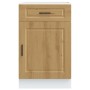 Mueble bajo de cocina porto roble artesano madera reconstituida