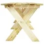 Impregnated pine wood garden table 220x73x70 cm by vidaXL, Garden tables - Ref: Foro24-318426, Price: 177,77 €, Discount: %