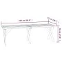 Impregnated pine wood garden table 220x73x70 cm by vidaXL, Garden tables - Ref: Foro24-318426, Price: 177,77 €, Discount: %