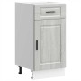 Mueble bajo de cocina porto gris sonoma madera reconstituida