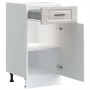 Mueble bajo de cocina porto gris sonoma madera reconstituida