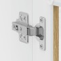 Armario de pared para cocina puerta cristal Porto roble sonoma