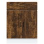 Mueble bajo de cocina porto roble ahumado madera reconstituida