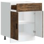 Mueble bajo de cocina porto roble ahumado madera reconstituida