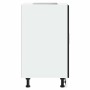 Mueble bajo de cocina Porto madera contrachapada negro