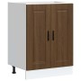 Mueble bajo de cocina porto roble marrón madera reconstituida