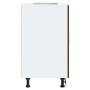 Mueble bajo de cocina porto roble marrón madera reconstituida