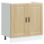Mueble bajo fregadero Porto roble sonoma madera diseñada