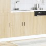 Mueble bajo fregadero Porto roble sonoma madera diseñada