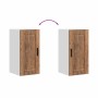 Armario de pared de cocina Porto madera vieja madera ingeniería