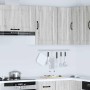 Armario de pared de cocina Porto gris sonoma madera ingeniería