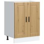 Mueble bajo de cocina porto roble artesano madera reconstituida