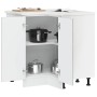 Mueble bajo esquina de cocina porto madera reconstituida