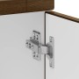 Mueble bajo de cocina porto roble marrón madera reconstituida