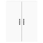 Armarios de pared 2 uds madera de ingeniería blanco