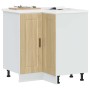 Mueble bajo esquina de cocina porto madera reconstituida