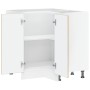 Mueble bajo esquina de cocina porto madera reconstituida