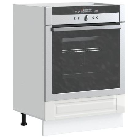 Mueble de horno Porto alto brillo blanco madera reconstituida