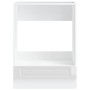 Mueble de horno Porto alto brillo blanco madera reconstituida