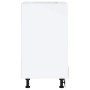 Mueble de horno Porto alto brillo blanco madera reconstituida