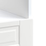 Mueble de horno Porto alto brillo blanco madera reconstituida