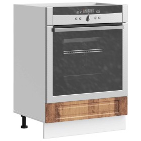 Mueble de horno Porto madera vieja madera reconstituida